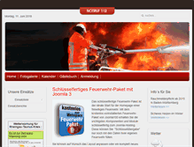 Tablet Screenshot of feuerwehr.joomla100.com
